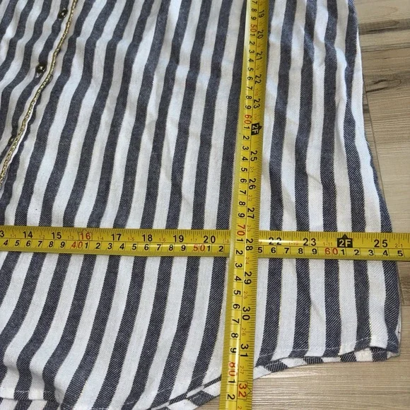 HARRY POTTER Team Hogwarts STRIPED SLEEP SHIRT Dress‎ Pajama L 10-12 Love Lounge - Picture 5 of 13